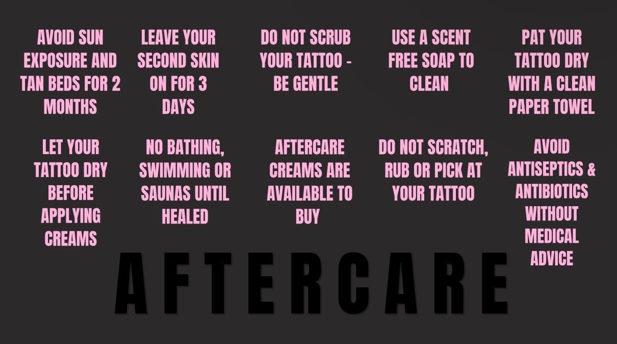 Tattoo Aftercare Guide